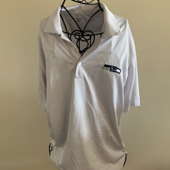 Antigua Seattle Seahawks Polo shirt. - Picture 2 of 5